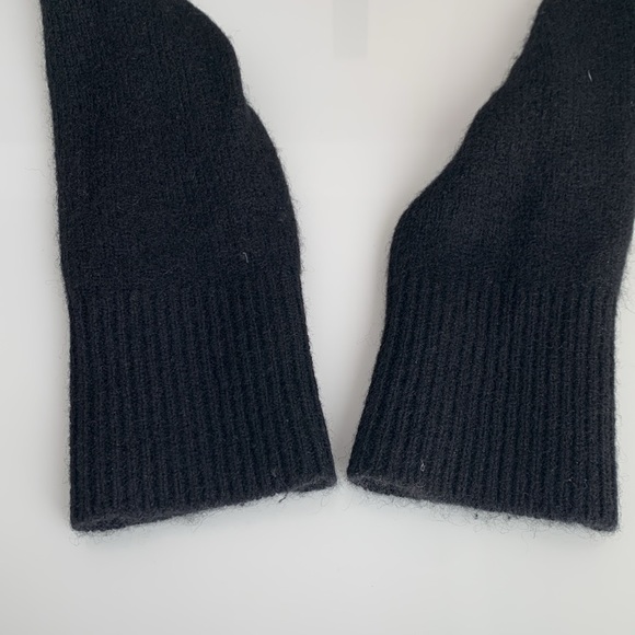 Aritzia Babaton Black Cashmere Turtleneck - Picture 7 of 9